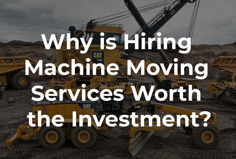 machine mover Singapore